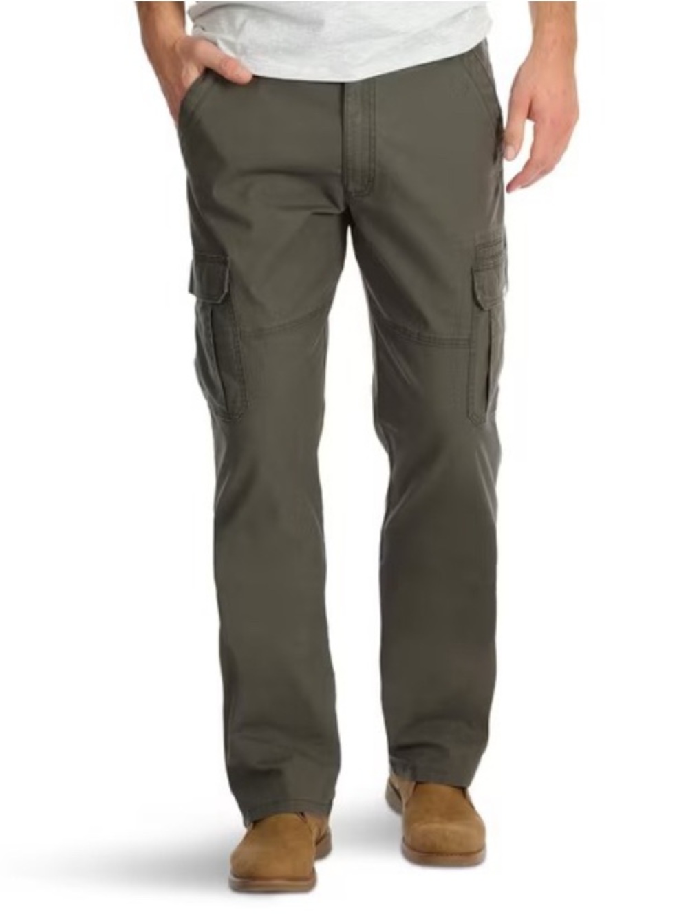 Wrangler Men's and Big Men's Relaxed Fit Cargo Pants With Stretch